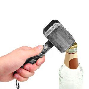 Thor Love and Thunder Hammer Mjolnir Inspired Bottle Opener (Silver)